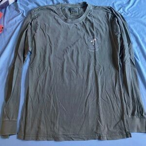 Tribe Dark Green Fort Lauderdale Florida Long Sleeve Men’s T Shirt